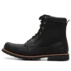 6-Inch Boot de 15 cm “Pele de grão integral preta”