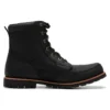 6-Inch Boot de 15 cm “Pele de grão integral preta”