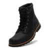 6-Inch Boot de 15 cm “Pele de grão integral preta”