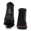 6-Inch Boot de 15 cm “Pele de grão integral preta”