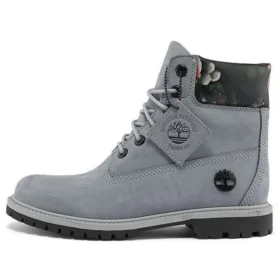 6-Inch Boot Heritage impermeável de 15 cm “Cinza médio com padrão floral”