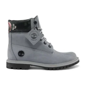 6-Inch Boot Heritage impermeável de 15 cm “Cinza médio com padrão floral”