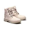 6-Inch Boot Heritage impermeável de 15 cm “Nubuck rosa claro”