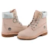 6-Inch Boot Heritage impermeável de 15 cm “Nubuck rosa claro”