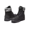 6-Inch Boot impermeável Safari Zebra de 15 cm “Preto”