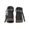 6-Inch Boot Lindon Woods de 15 cm “Nubuck cinzento escuro e gola estampada preta”