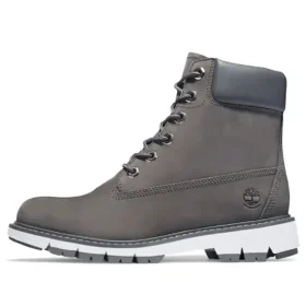 6-Inch Boot Lucia Way impermeável de 15 cm “Nubuck cinzento médio”