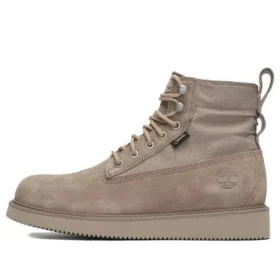 6-Inch Boot Vibram de 15 cm em couro e tecido “Taupe”