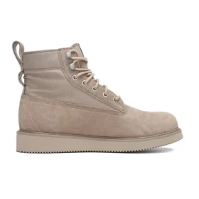 6-Inch Boot Vibram de 15 cm em couro e tecido “Taupe”