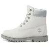 6-Inch Boots Heritage “Nubuck Branco e Prateado”