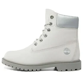 6-Inch Boots Heritage “Nubuck Branco e Prateado”