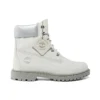 6-Inch Boots Heritage “Nubuck Branco e Prateado”