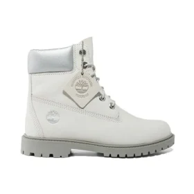 6-Inch Boots Heritage “Nubuck Branco e Prateado”