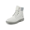 6-Inch Boots Heritage “Nubuck Branco e Prateado”