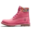 6-Inch Boots “Pink” fabricadas com tecidos Liberty