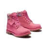 6-Inch Boots “Pink” fabricadas com tecidos Liberty