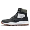 6-Inch Brooklyn Side Zip Boots “Nubuck preto com gola acolchoada verde”