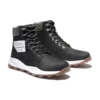 6-Inch Brooklyn Side Zip Boots “Nubuck preto com gola acolchoada verde”