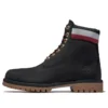 6-Inch Heritage Cupsole Boot “Nubuck Preto com Vermelho”