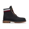 6-Inch Heritage Cupsole Boot “Nubuck Preto com Vermelho”