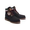 6-Inch Heritage Cupsole Boot “Nubuck Preto com Vermelho”