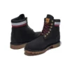 6-Inch Heritage Cupsole Boot “Nubuck Preto com Vermelho”