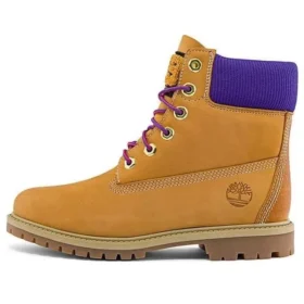 6-Inch Heritage Cupsole Wide Fit Boots “Nubuck Trigo com Roxo”