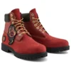 6-Inch Lace Waterproof Boots “Dark Red Nubuck”