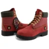 6-Inch Lace Waterproof Boots “Dark Red Nubuck”