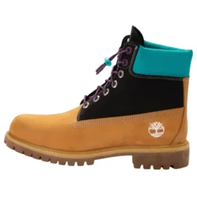 6-Inch Premium Boot “Black Teal Wheat”