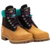 6-Inch Premium Boot “Black Teal Wheat”