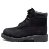 6-Inch Premium Boot de 6 polegadas com corte largo “Preto”