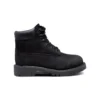 6-Inch Premium Boot de 6 polegadas com corte largo “Preto”