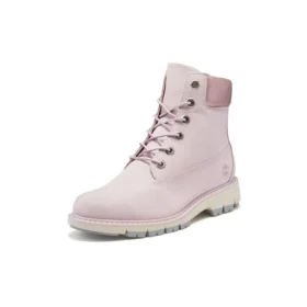 6-Inch Premium Boot “Gola Metálica Rosa Claro”