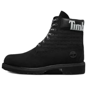 6-Inch Premium Logo Wide-Fit Boots “Preto Nubuck”