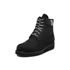 6-Inch Premium Logo Wide-Fit Boots “Preto Nubuck”