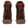 6-Inch Premium à prova de água “Castanho Full Grain Preto”