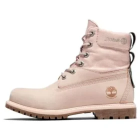 6-Inch Premium ReBOTL Fabric and Leather Boot “Rosa claro”