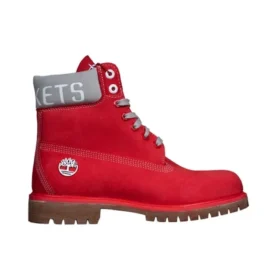 6-Inch Premium Timberland X NBA Houston Rockets “Red Nubuck”