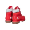 6-Inch Premium Timberland X NBA Houston Rockets “Red Nubuck”