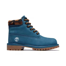 6-Inch Premium Waterproof Boot “Camuflagem em Camurça Azul Nubuck”