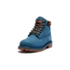6-Inch Premium Waterproof Boot “Camuflagem em Camurça Azul Nubuck”