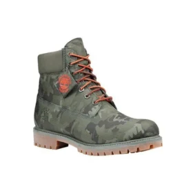 6-Inch Premium Waterproof Boot de 15 cm “Camuflagem Verde”