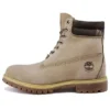 6-Inch Premium Waterproof Boot de 15 cm com Corte Largo “Nubuck Branco Sujo”