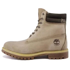 6-Inch Premium Waterproof Boot de 15 cm com Corte Largo “Nubuck Branco Sujo” 6-Inch Premium Waterproof Boot de 15 cm com Corte Largo “Nubuck Branco Sujo”