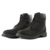 6-Inch Premium Waterproof Boot de 15 cm com Corte Largo “Nubuck Preto”