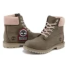 6-Inch Premium Waterproof Boot de 15 cm com Corte Largo “Nubuck Verde-oliva”