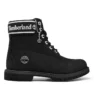 6-Inch Premium Waterproof Boot de 15 cm com corte largo “Preto Nubuck Logo”