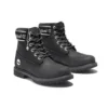 6-Inch Premium Waterproof Boot de 15 cm com corte largo “Preto Nubuck Logo”