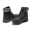6-Inch Premium Waterproof Boot de 15 cm com corte largo “Preto Nubuck Logo”